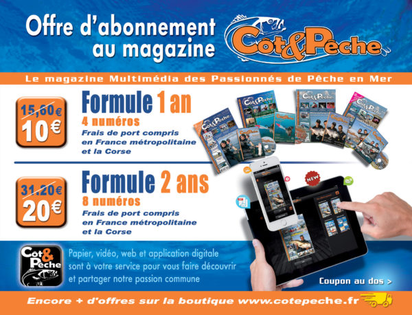 Abonnement au magazine Côt&Pêche