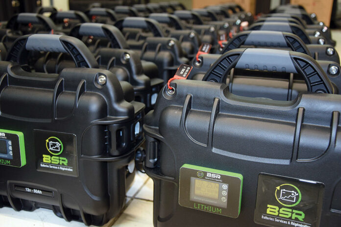 Batterie lithium pour la pêche